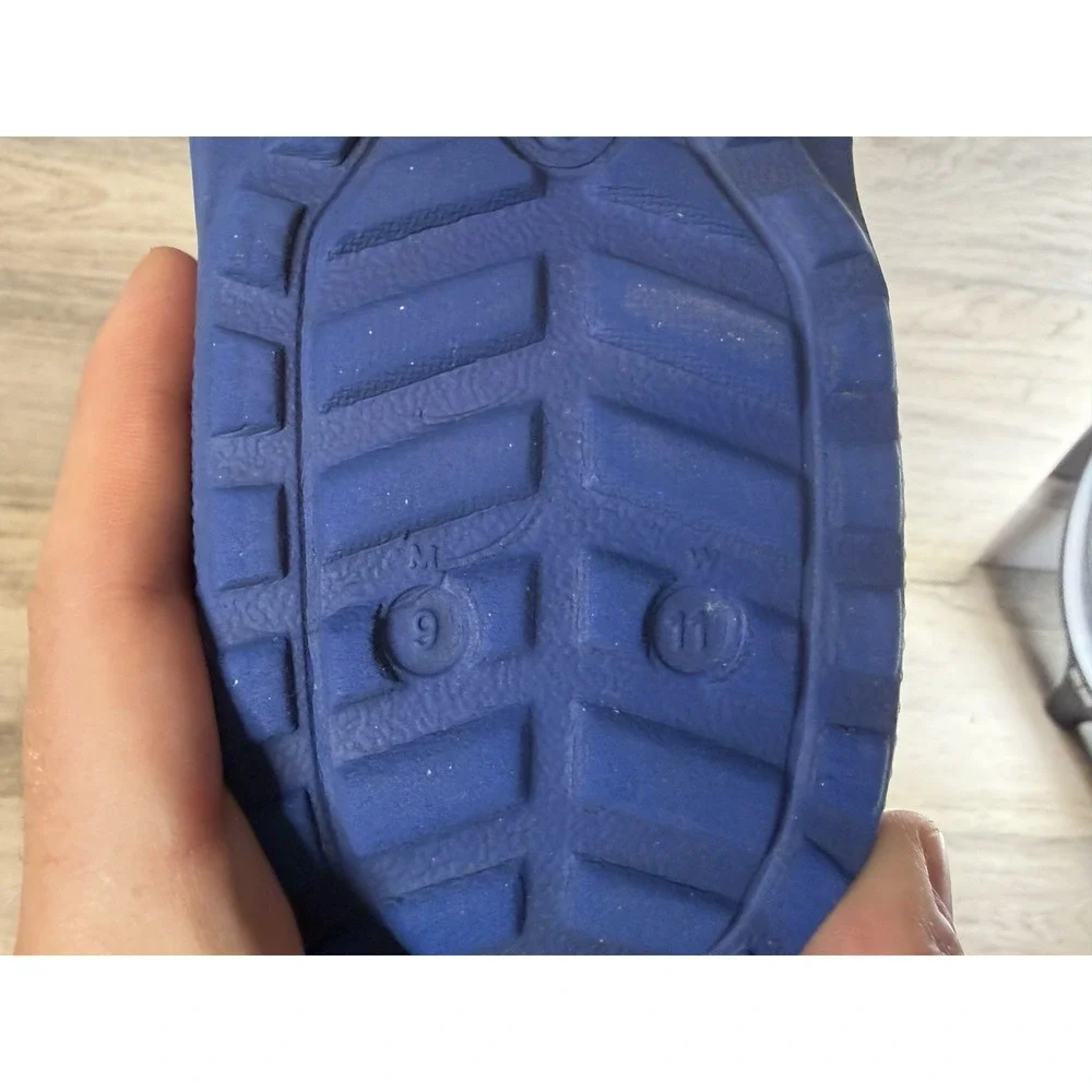 Crocs Classic Flip Flop Sandals Blue Slip On Casual Shoes Mens 9 Womens 11